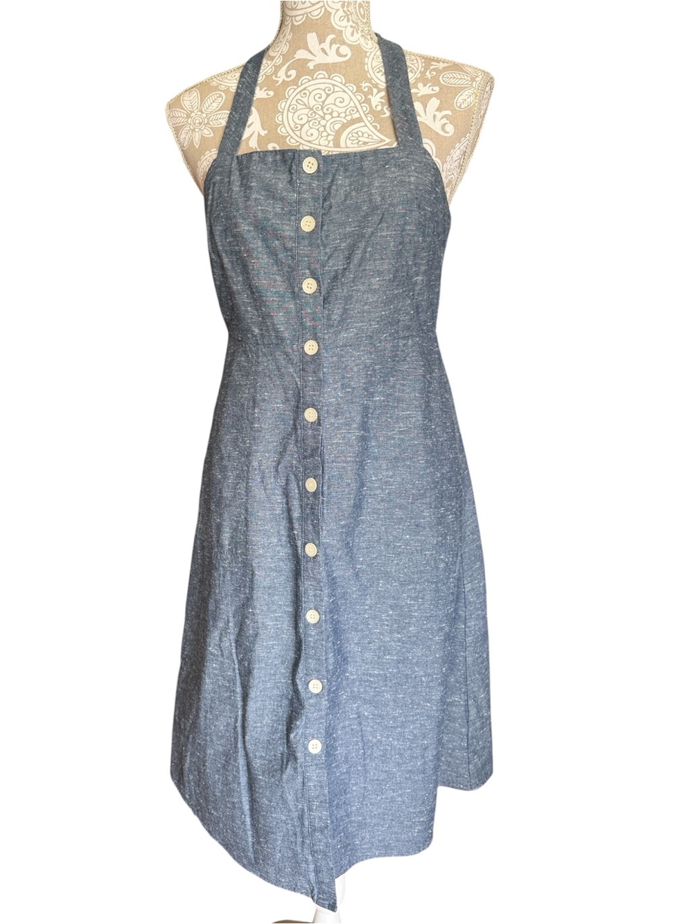 Madewell chambray midi dress